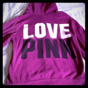 VS PINK zip-up hoodie